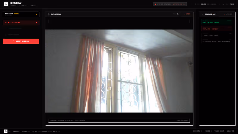 Attacker Dashboard — Shadow Cloud C2 Console
