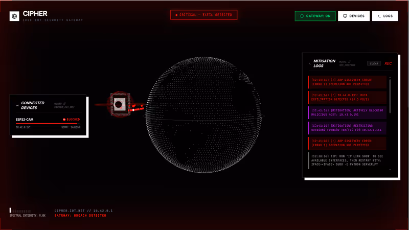 Defender Dashboard — Attack Detection & iptables Auto-Mitigation