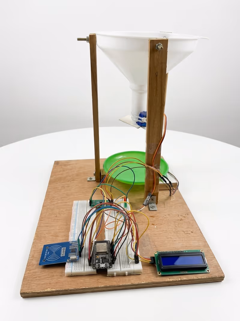 Hardware Dispensing Unit — Bench-Tested Prototype