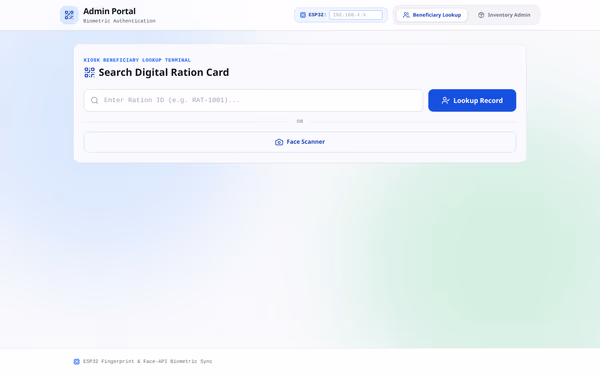 Kiosk beneficiary portal with client-side neural face landmark recognition