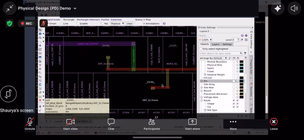 SkyWater 130nm baseline routed chip physical layout comparison